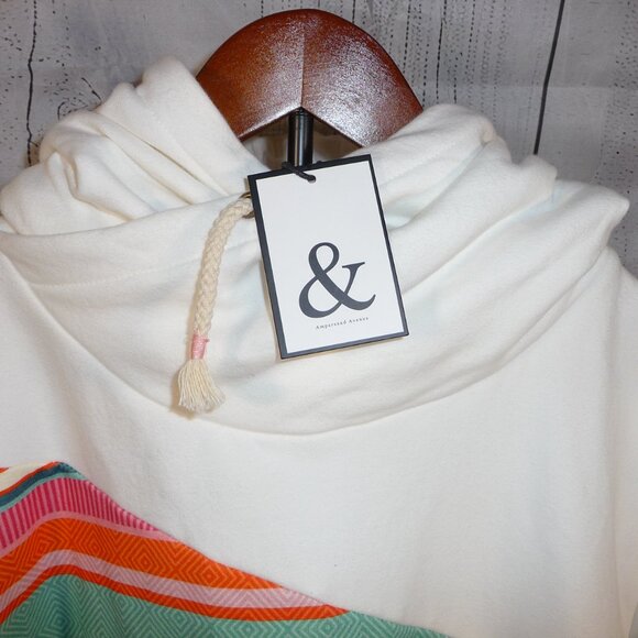 Ampersand & AVE - Ampersand & Ave - Single Hood Sweatshirt - Malibu Beach - Whit - Picture 7 of 9